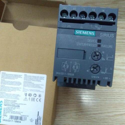 SIRIUS软起动器S00 12.5A 5.5kW/400V 3RW3017-1BB04