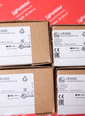 LR3000 易福门全新液位传感器 LR0000B-BR34AMPKG/US