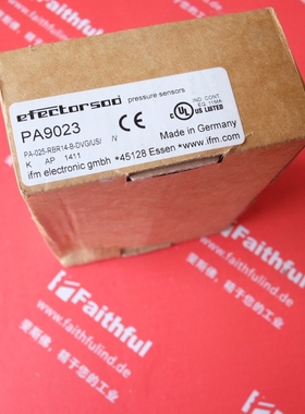 PA9023 易福门电子压力传感器 PA-025-RBR14-B-DVG/US/ /V