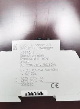 原装进口 Dold多德IK9270时间继电器 IK9270.11 0051230现货议价