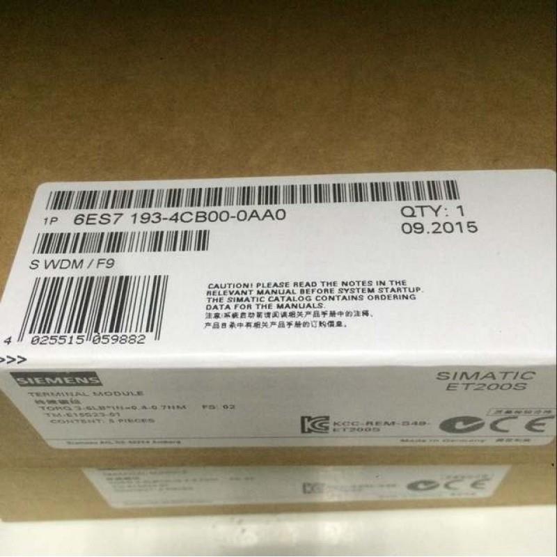 6ES7193-4CB00-0AA0ET200S终端模块6ES7193-4CBOO-OAAO