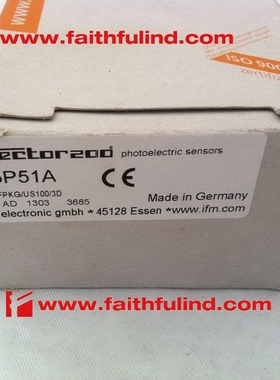 O5P51A 易福门全新光电传感器 O5P-FPKG/US100/3D