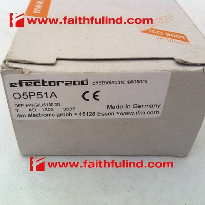 O5P51A 易福门全新光电传感器 O5P-FPKG/US100/3D