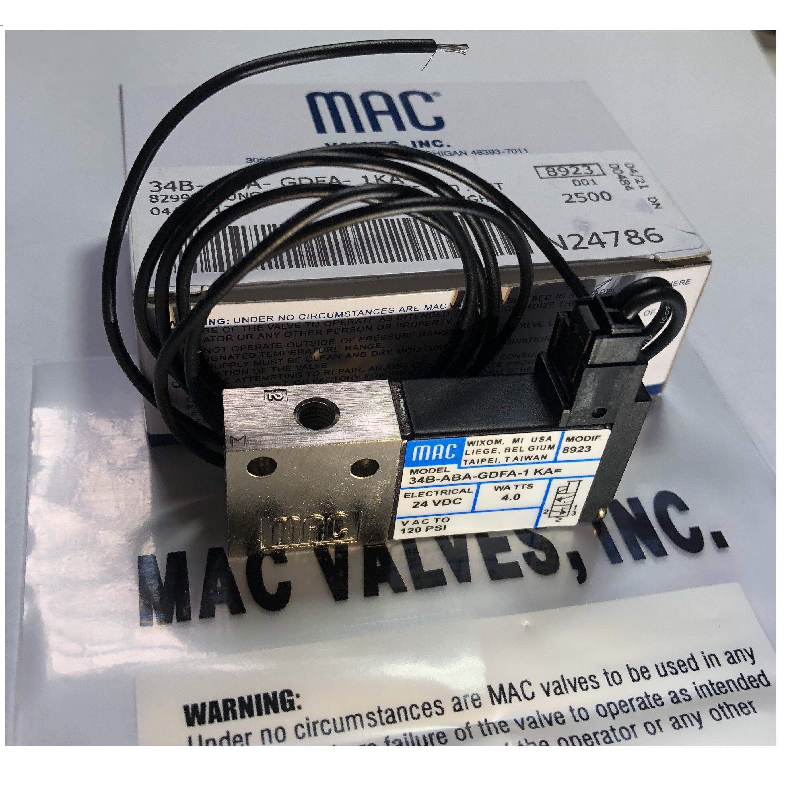 全新原装正品MAC美国电磁阀34B-AAA-GEUB-1KA现货议价