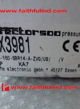 PX3981 易福门全新压力传感器 PA-160-SBG14-A/ZVG/US/ /V