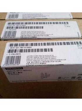 S7-1500 8个模拟输入模块6ES7531-7NF10-0AB0/OABO