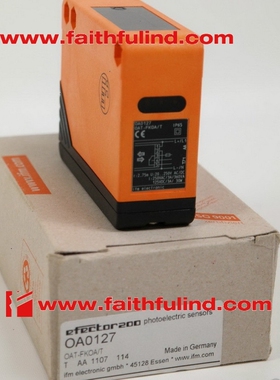 IFM OA0127 易福门全新漫镜面射光电传感器 OAT-FKOA/T