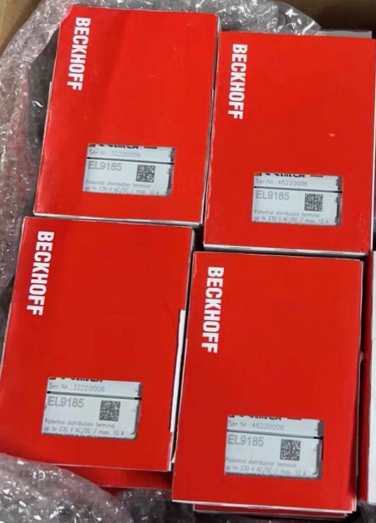 倍福EL9185 EL9186 EL9187 EL9188 EL9189模块  实物拍摄 议价