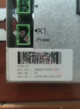 ABB机器人PIB-03板3HNA023282-001  两 个拆机