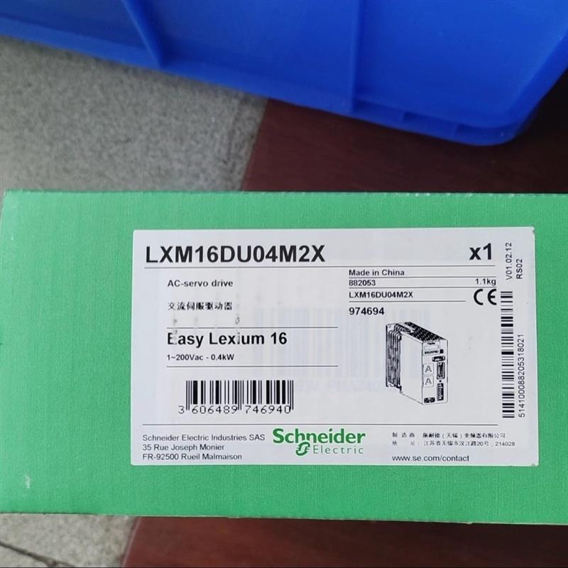 施耐德400W伺服驱动器,  LXM16DU04M2X-X1