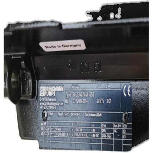 BRINKMANN 泵SFL1350/440-W9MVX+253 德国全新原装进口,德国布幔