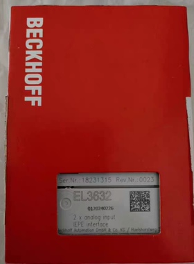 BECKHOFF德国全新倍福EL3632全新原装 实物拍摄