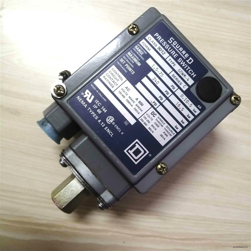 现货GDWM-4 正品美商实块 D压力开关 SER C CLASS 9012
