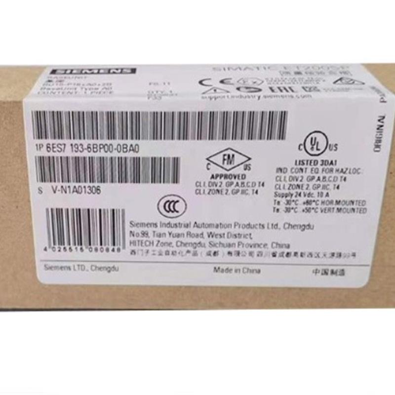 6ES7193-6BP00-0DA0基座端子ET200SP,6ES71936BP000DA0