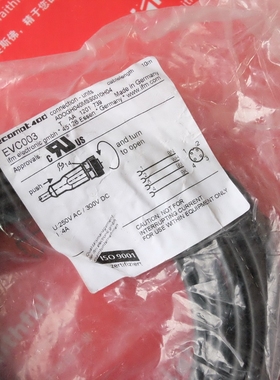 EVC003 易福门全新连接线 PADOGH040MSS0010H04 M12 4芯 10米