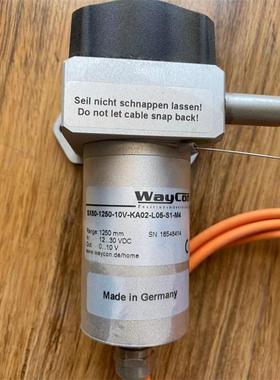 德国waycon位移传感器 SX50-1250-10V-KA02-L05-M4 16548414议价
