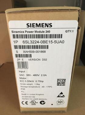 G120功率模块PM240 0.55kW3AC380-480V6SL3224-0BE15-5UA0