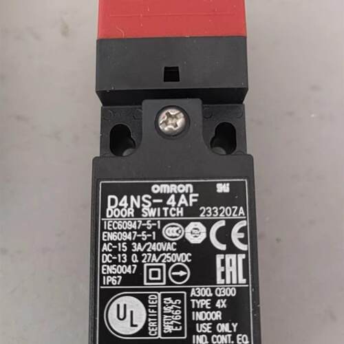 欧姆龙安全门开关,型号:D4NS-4AF