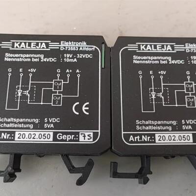 德国KALEJA 20.02.50继电器 D-73553   19-32VDC