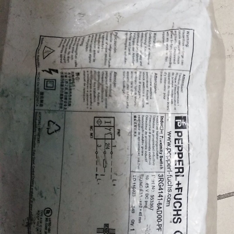 A032*全新原装正品倍加福 3RG4141-6AD00-PF 现货*