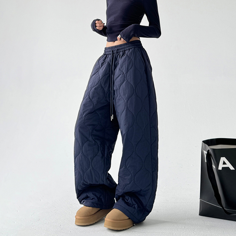 冬季美式加厚保暖棉裤
