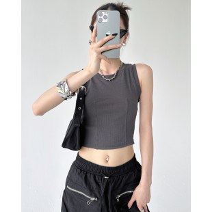 遮副乳防走光上衣 吊带背心女内搭2023新款 夏季 外穿无袖 打底衫