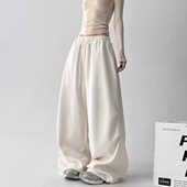 街舞运动裤 高腰显瘦宽松休闲高个子直筒阔腿卫裤 女2025秋冬款 新款