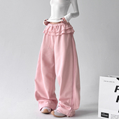 裤 2025秋季 女高个子hiphop高街爵士舞裤 垂感运动工装 新款 休闲卫裤