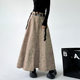 法式 设计感显瘦大摆半身裙女装 高腰长裙A字裙子 2026年新款 春季