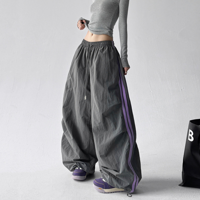 木昱子加绒加厚工装裤