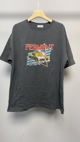 日单 LOW*RYS FA夏季短袖纯棉水洗棉T恤