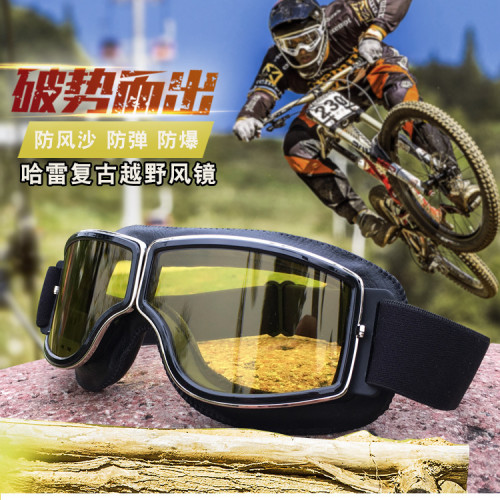 哈雷眼镜骑行摩托车风镜护目镜
