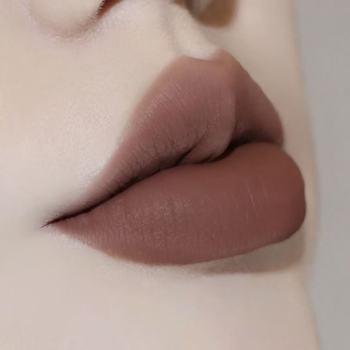 【小红书推荐】丝绒哑光口棕口红