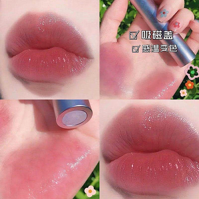 补水保湿修护口油男女变色润唇膏