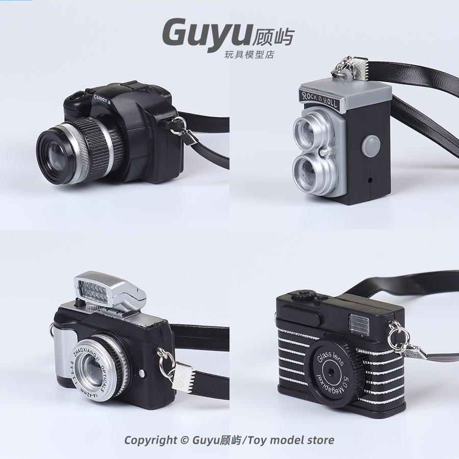 仿真可发光发声单反照相机模型