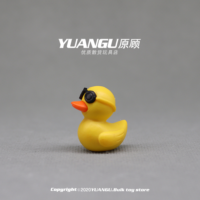 迷你仿真动物戴墨镜微缩模型diy