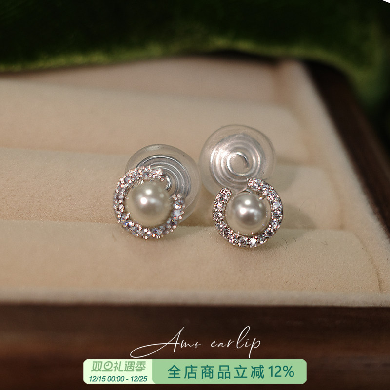 半圆珍珠无耳洞耳夹气质高级