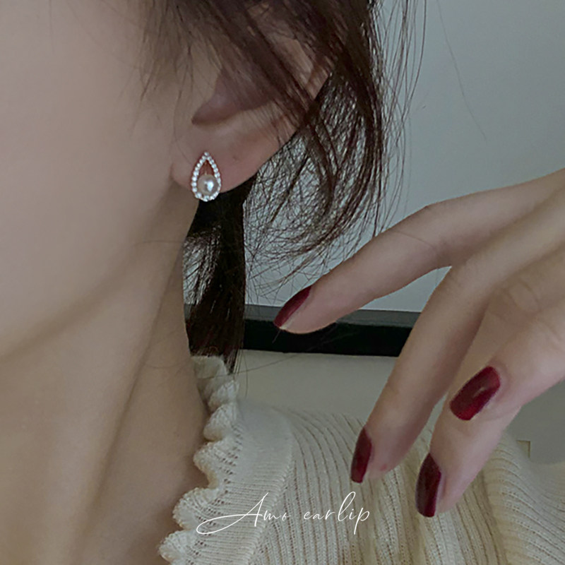 水滴无耳洞蚊香盘耳夹精致小巧珍珠耳饰小众设计2025年新款潮春夏,饰品/流行首饰/时尚饰品新,耳夹,淘宝优惠券,粉丝福利购,淘宝优惠卷