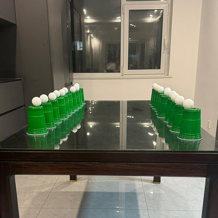 filp cups翻杯子接球游戏年会团建游戏道具彩色派对欧美派对游戏