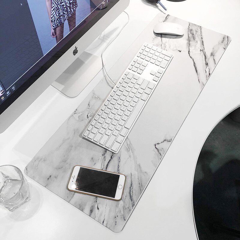北欧ins办公室桌垫 大理石纹鼠标垫超大加厚护腕笔记本电脑键盘垫在类目 电脑硬件/显示器/电脑周边, 电脑周边, 鼠标垫/贴/腕垫中 - 来自Buy2taobao.com提供专业的淘宝代购服务