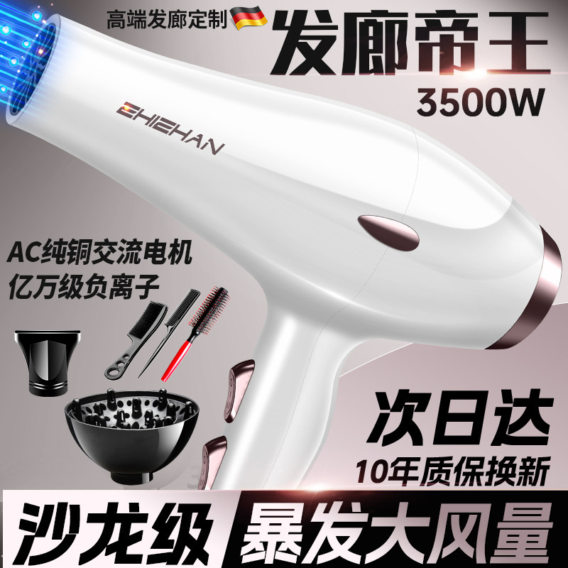 德国电吹风机家用大功率发廊3000w负离子护发速干大风力冷热风筒
