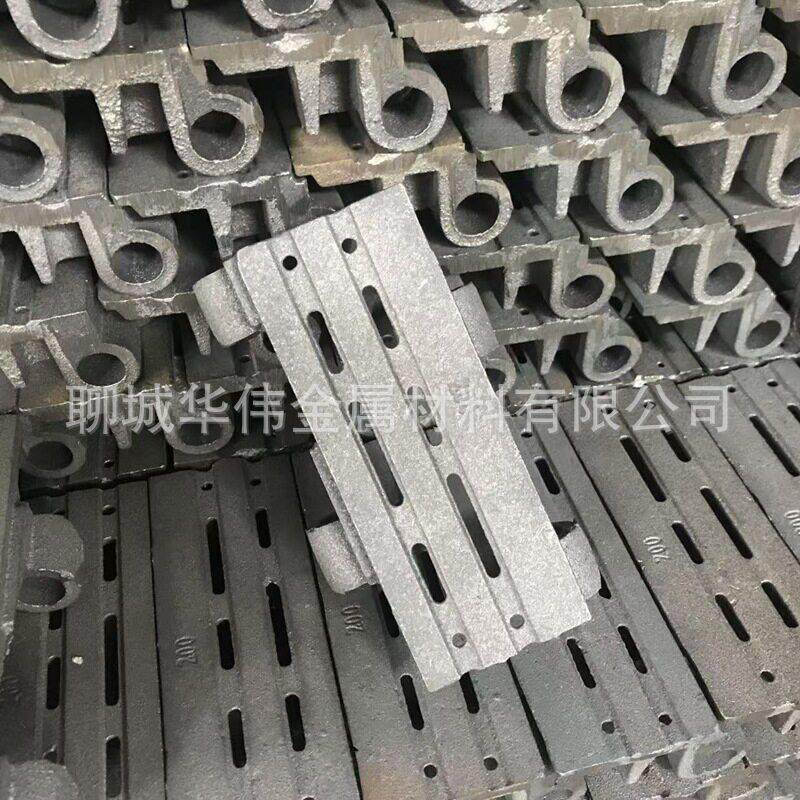 福锅锅炉配件耐热链条四爪炉排永宁机械厂错爪炉排