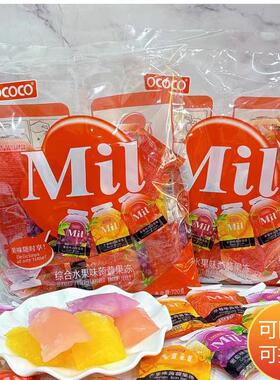 菲律宾OCOCO综合水果味蒟蒻吸吸果冻720g大包装休闲零食低卡低脂