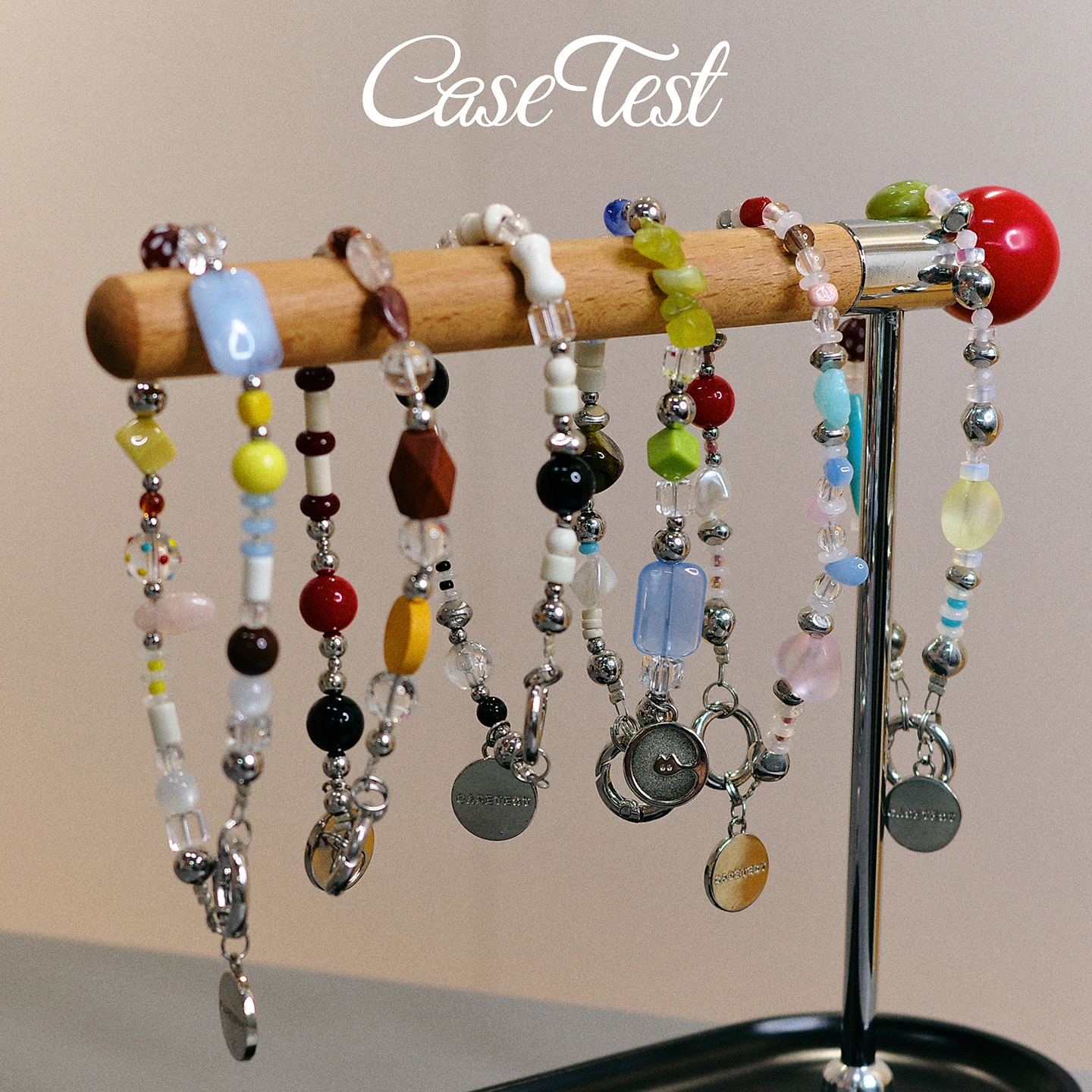 壳试验原创手机链少女挂绳串珠