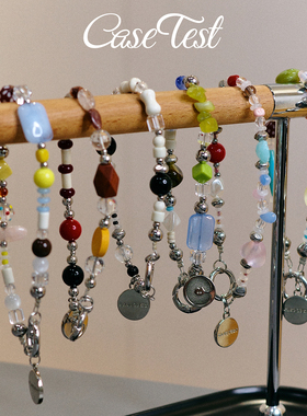 壳试验原创设计ins风手机链挂饰简约百搭高级感挂绳少女心