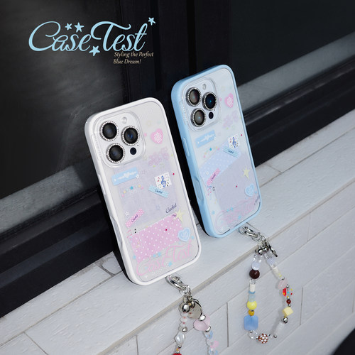 壳试验蓝色旋律适用苹果17手机壳