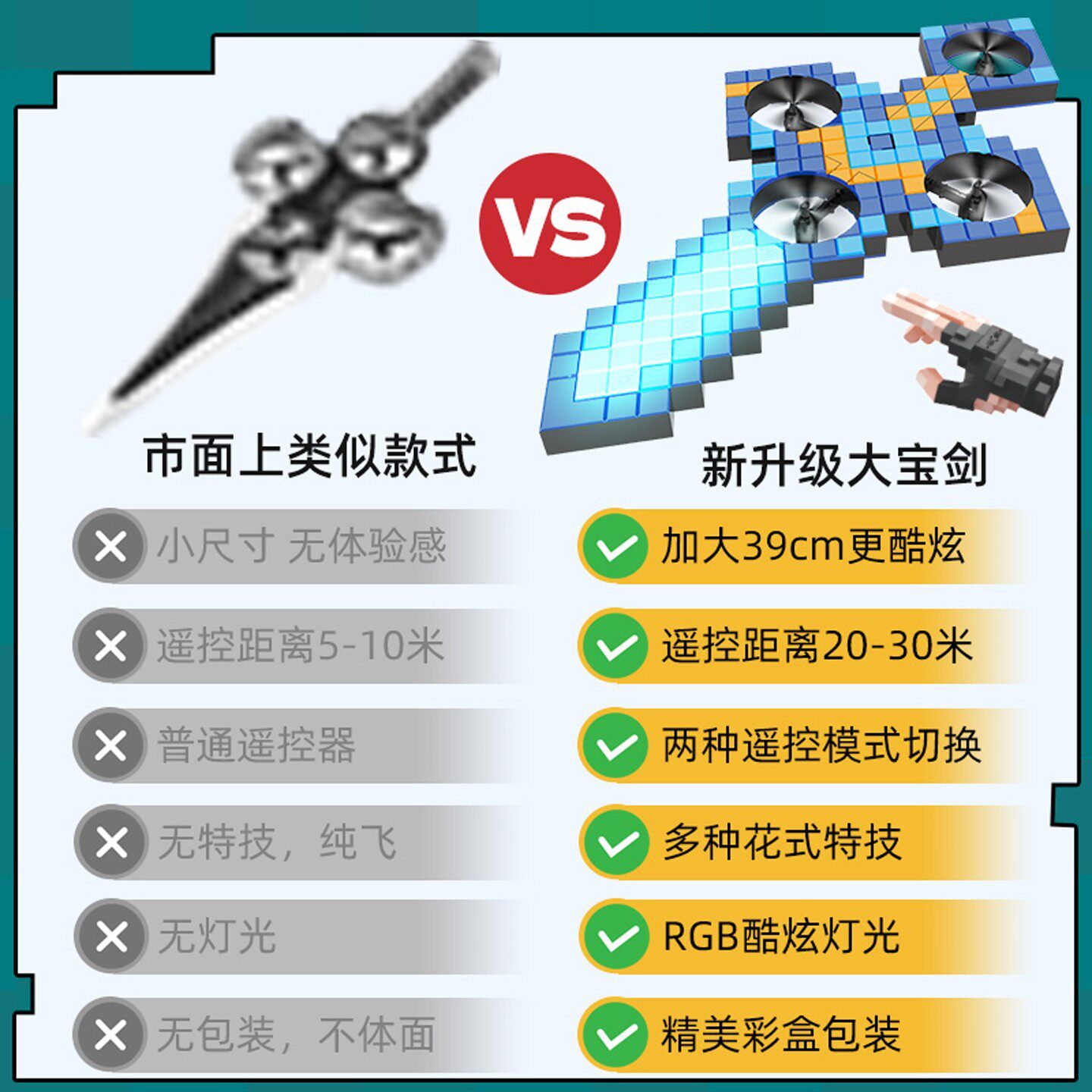 明星同款御剑飞行遥控飞剑黑科技会飞的剑男孩手控无人机儿童玩具