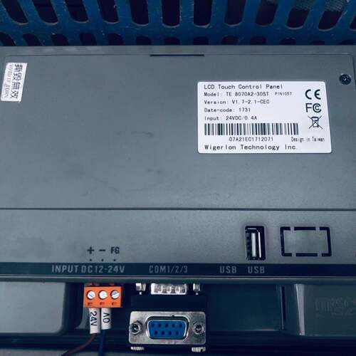可维修Wigerlon TE 8070A2-30ST触摸屏，下议价