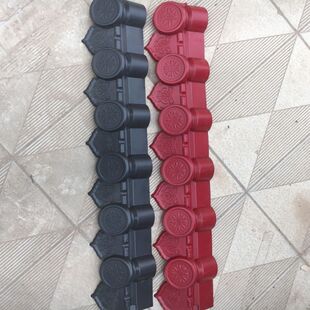 合成树脂瓦配件仿古滴水檐吊檐瓦檐口瓦槽滴水板花边条屋檐边沿瓦