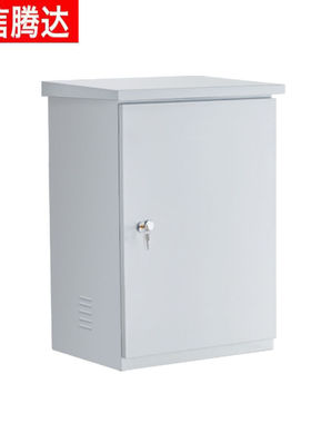 图信腾达户外网络机柜落地室外防水防雨电控箱12U15U18U22U监控设